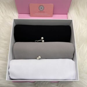 Set of 3 Silk Chiffon Hijabs (Mix 3)